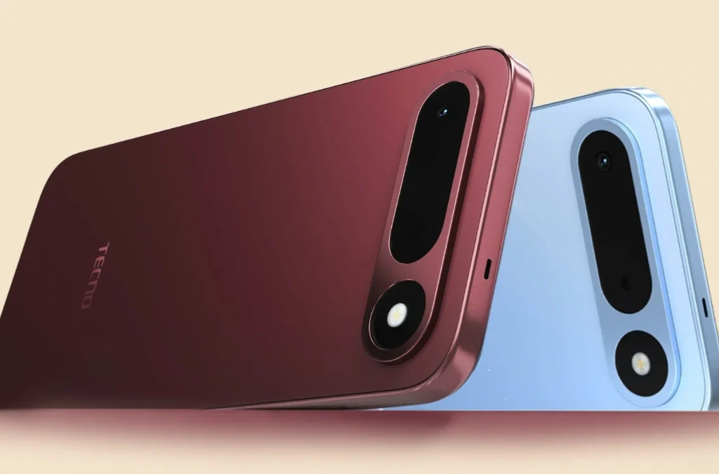Tecno Spark 50S 5G rear panel showing the 50-megapixel camera module