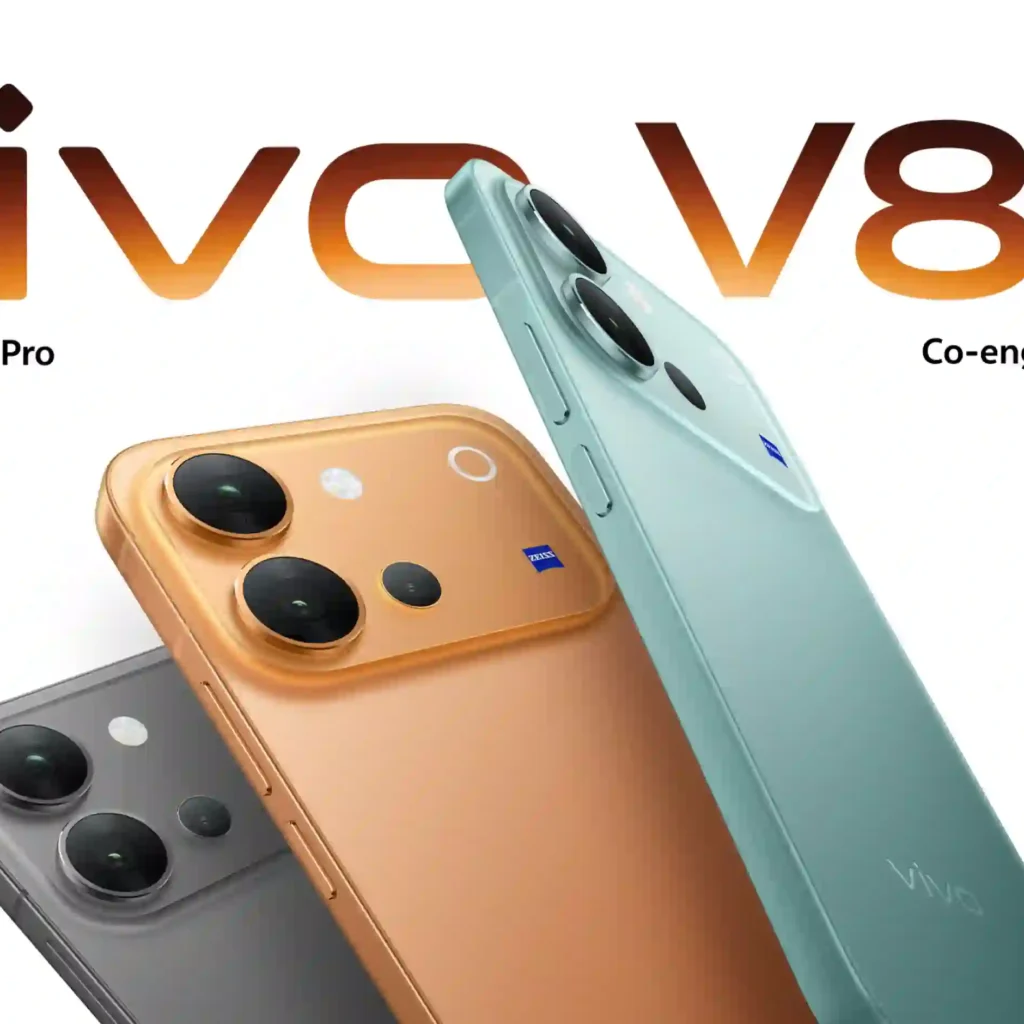 vivo V80 global launch showing slim design and triple camera module
