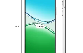 Oppo A05 Display screen testing outdoor brightness and color calibration