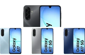 Samsung Galaxy A17 Super AMOLED screen outdoor visibility and brightness test